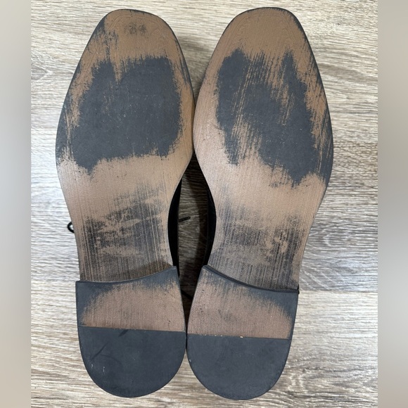 Steve Madden Shoes Mens sz:8M Black Leather Oxford Tie Classic Officecore Formal - Picture 9 of 10